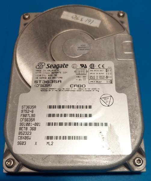 Photo for Seagate ST3635A 635MB