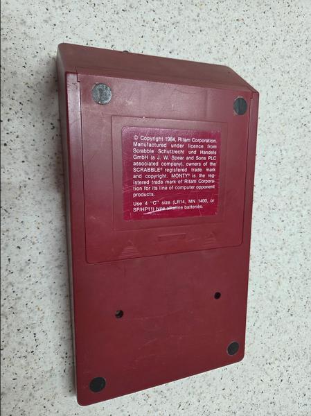 Photo for Monty Scrabble crossword game